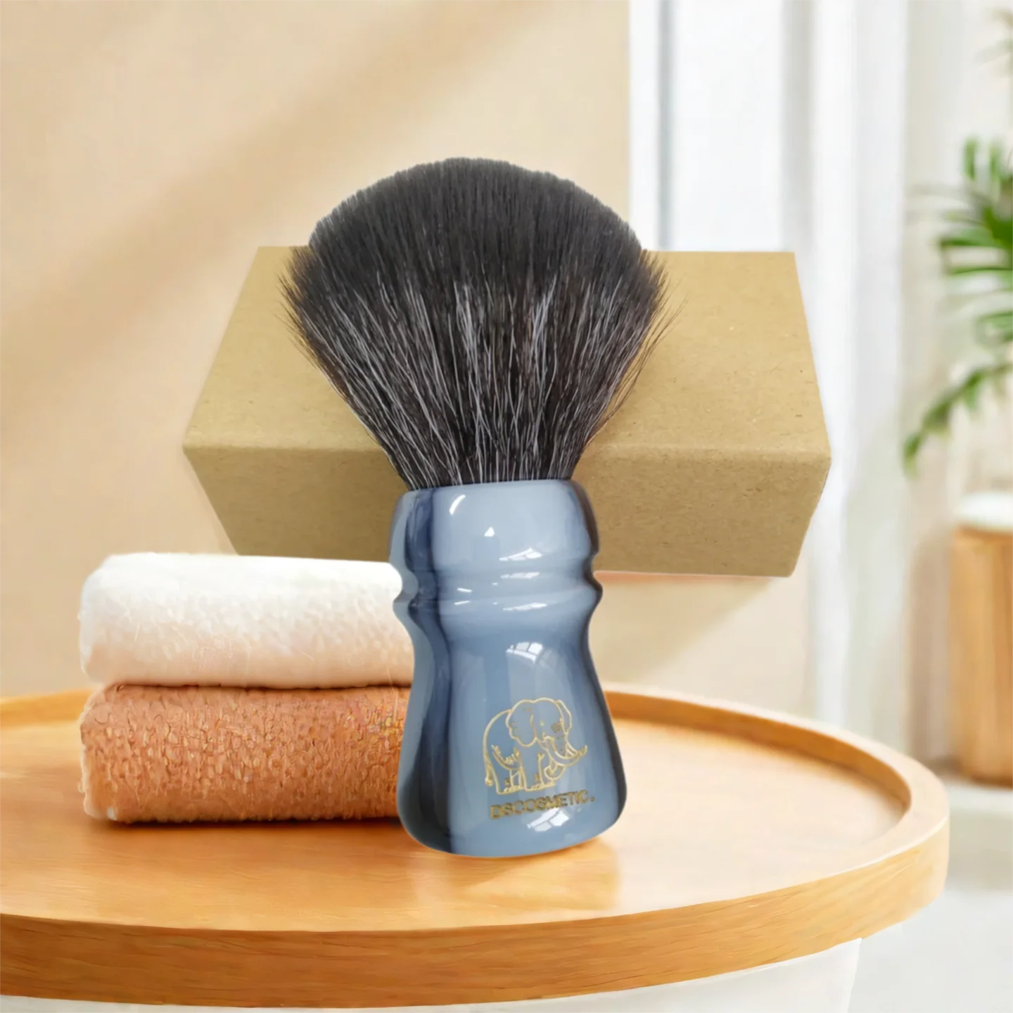 Dscosmetic Nuevo Brocha de Afeitar de Pelo Sintético Suave HD para Hombre, para Afeitado en Húmedo