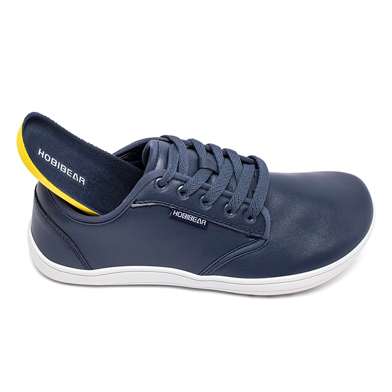 HOBIBEAR, zapatos anchas descalzos Unisex, zapatillas minimalistas de caída cero para hombres y mujeres, zapatos para caminar en el rastro de cuero Artificial