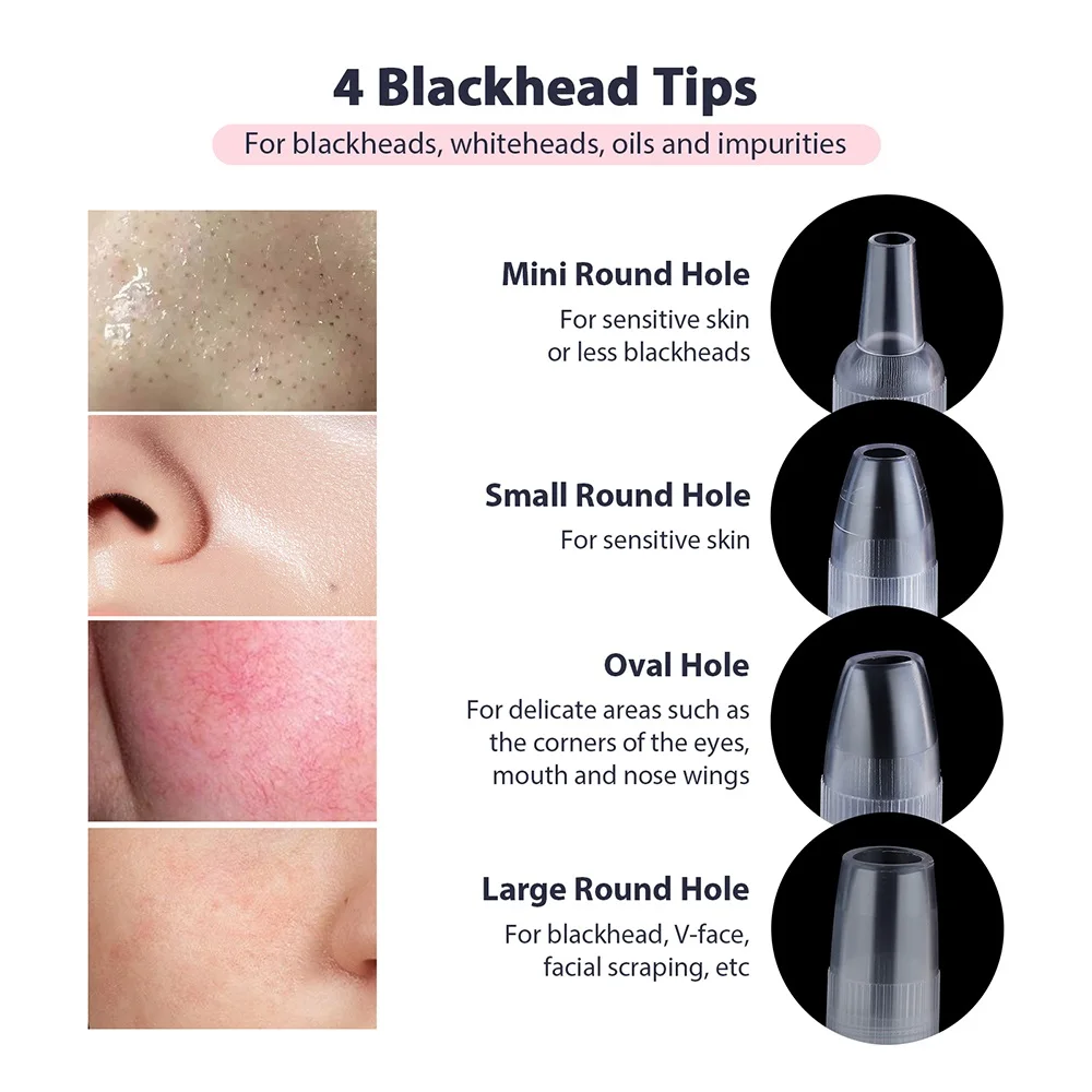 Foreverlily-máquina de pelado de diamante portátil, dispositivo de limpieza Facial de microdermoabrasión, exfoliación, eliminador de espinillas al vacío