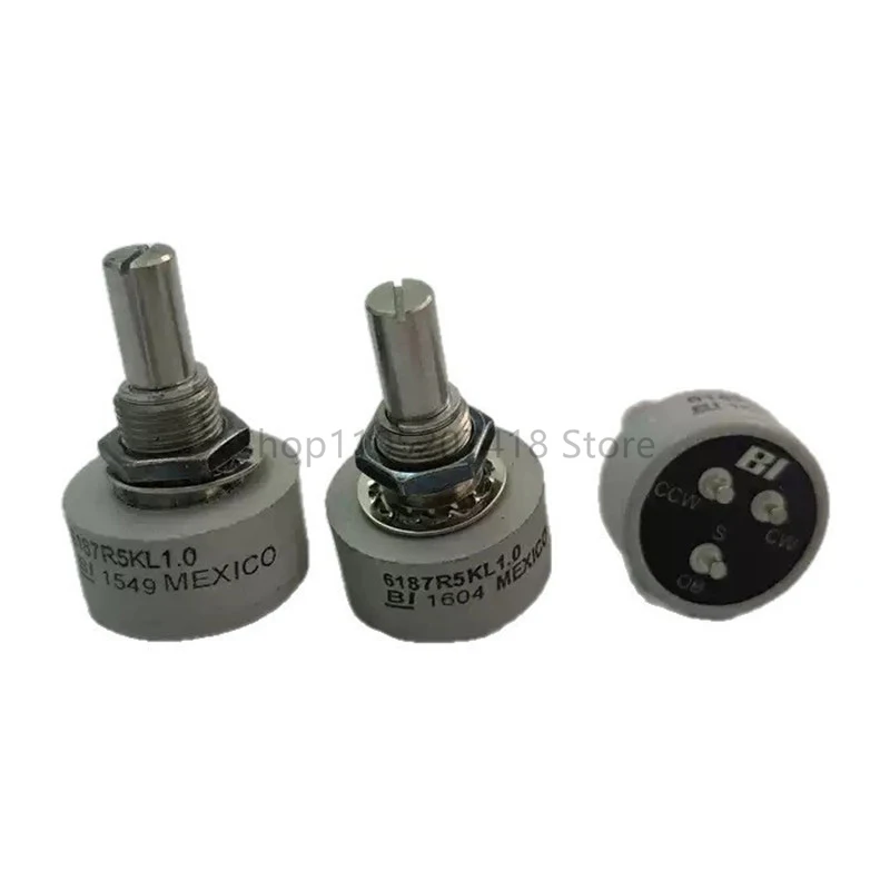 1 Uds 360 grados ilimitado nuevo potenciómetro de plástico conductor individual 6187R 1K 2K 5K 10K 6187-138A LF R20K