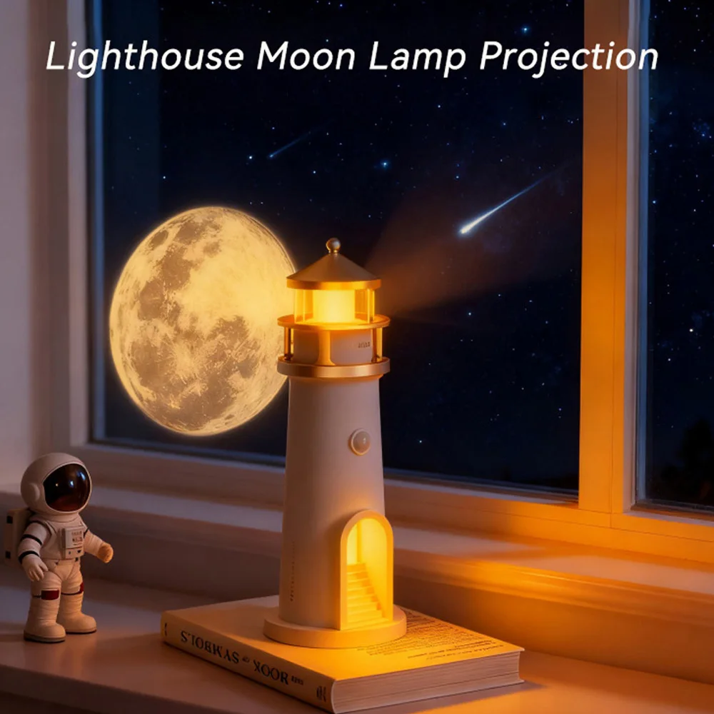 Lámpara de luna, faro de proyección, luz nocturna, Control remoto, Bluetooth, música, Sensor de movimiento, luces ambientales, regalo de cumpleaños y Navidad