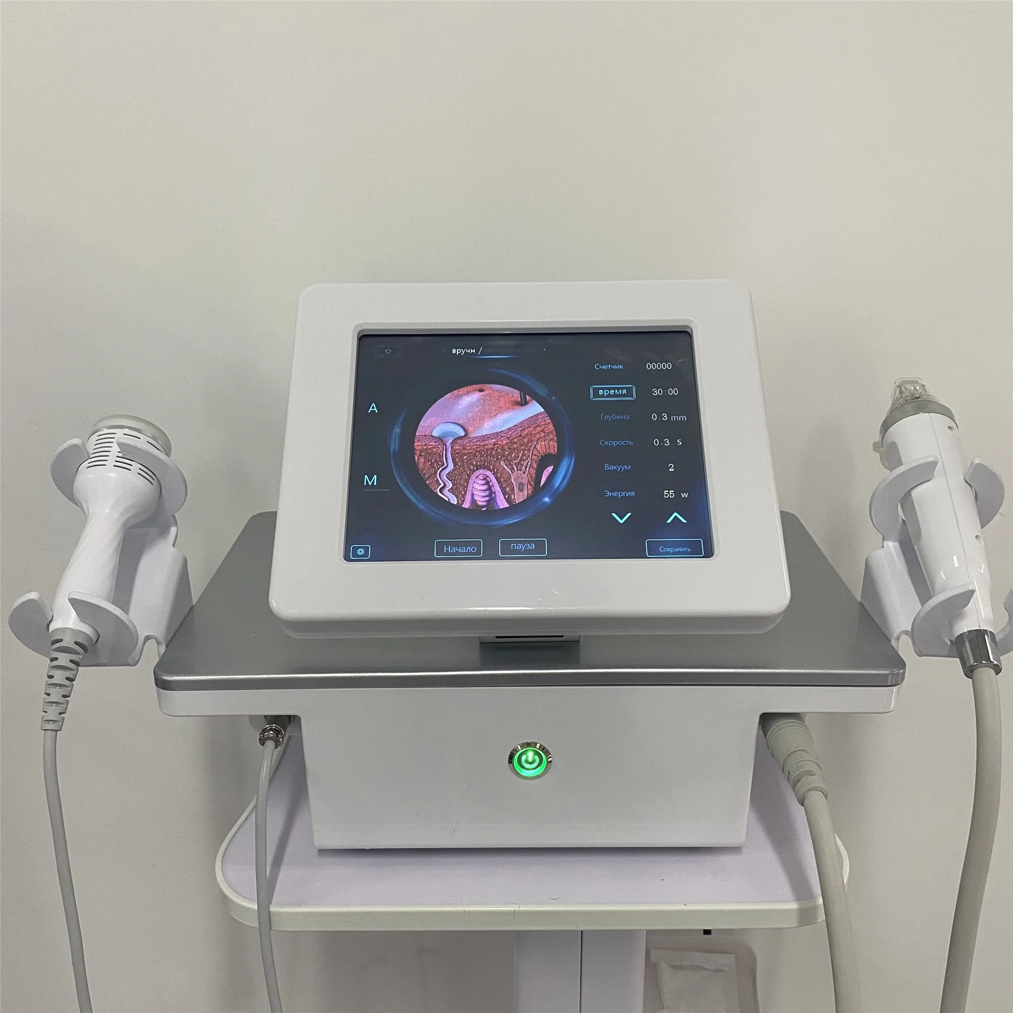 Cartuchos de RF Fraccionados Dorados de 64 Pines para Morpheus 8, Puntas de Radiofrecuencia Fraccionada para Máquina Estética Facial y Corporal