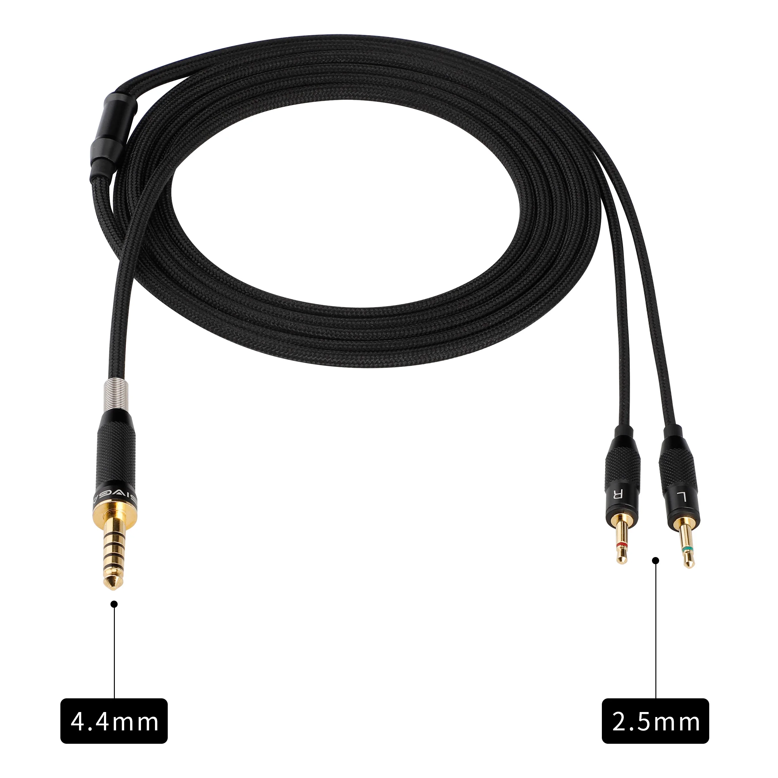 SIVGA Cable de audio de repuesto dual de 2,5 mm a 4,4 mm para Phoenix, SV021 y Oriole