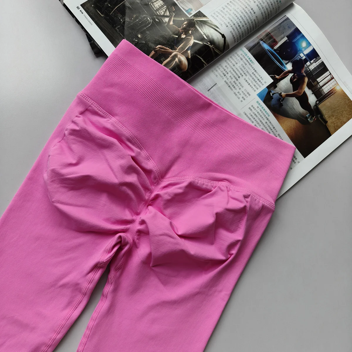Legging de gimnasio de cintura alta, mallas de Yoga sin costuras, mallas deportivas push-up para mujer, pantalones deportivos de alta elasticidad para correr, ropa de gimnasia para levantamiento de cadera