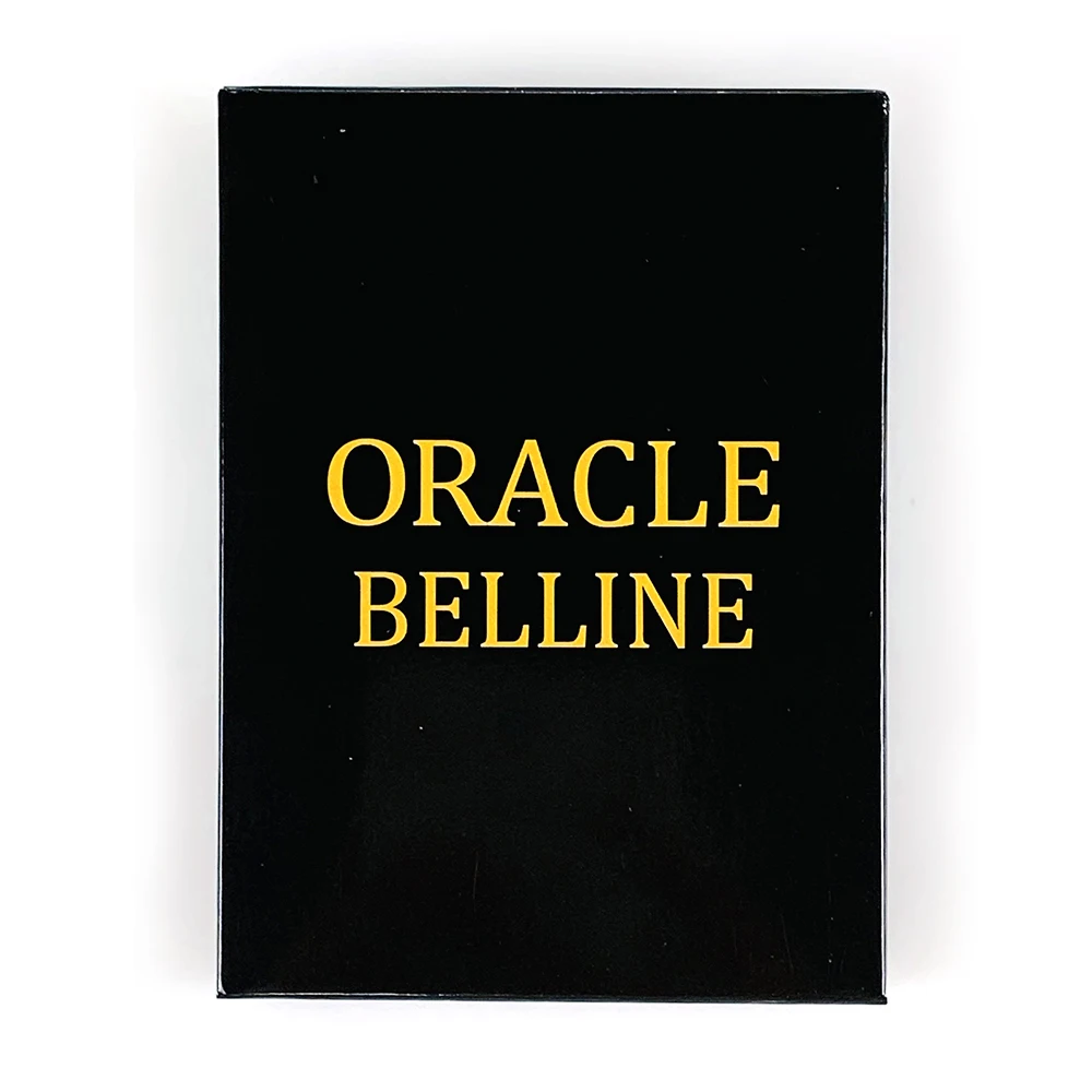 Cartas Oracle Belline Versión Francesa, Cartas de Adivinación, Juego de Mesa de Lectura Psíquica Misteriosa con Instrucciones en Papel