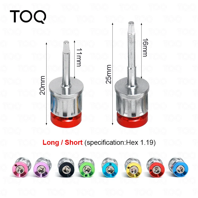 Llave dinamométrica Universal para implante Dental, destornillador, llave dinamométrica colorida, Kit de prótesis de trinquete, instrumento Dental