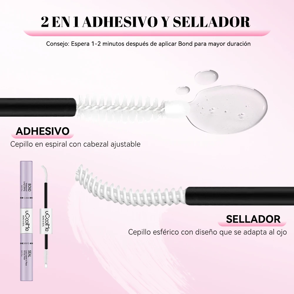 Pestañas Postizas uCoolMe Venus Natural Cluster, Extensiones de Pestañas DIY con Aspecto Natural, Larga Duración, Resistentes al Agua, Herramientas de Maquillaje