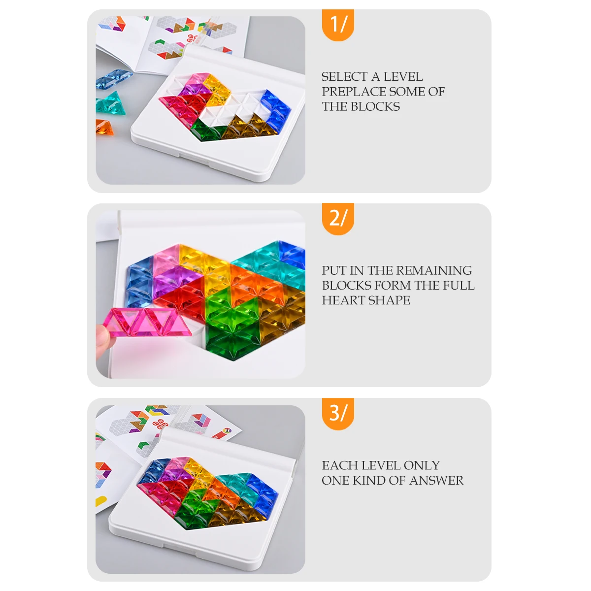 Juguetes de rompecabezas. Entrenamiento de pensamiento lógico Juegos de mesa divertidos Colores de formas múltiples, regalos de nivel avanzado para niños y niñas