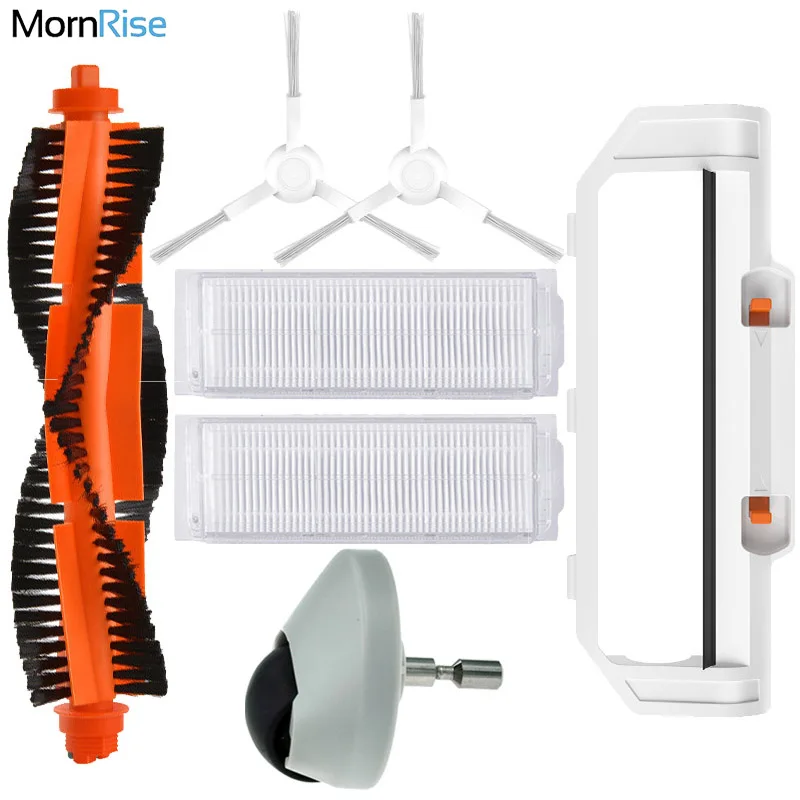 Piezas de repuesto para Robot aspirador Xiaomi Robot Vacuum S10 / S12 / T12, consumibles, cepillo principal de repuesto, filtro Hepa, paño de fregona