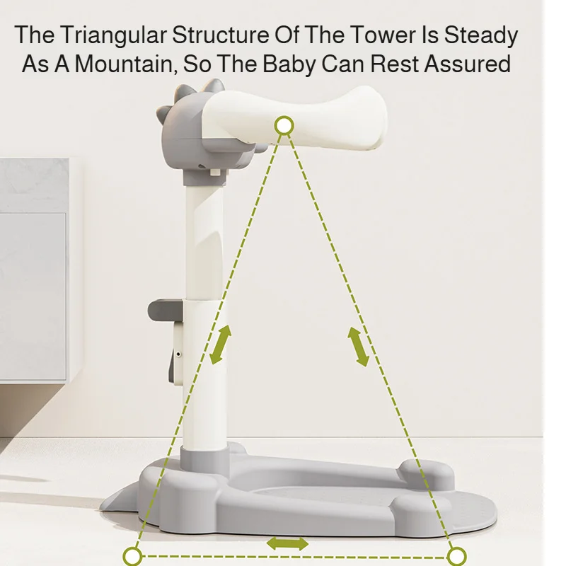 Soporte de Ducha Ajustable para Bebés, Dispositivo de Baño Infantil Antideslizante para el Hogar, Soporte de Baño para Bebés