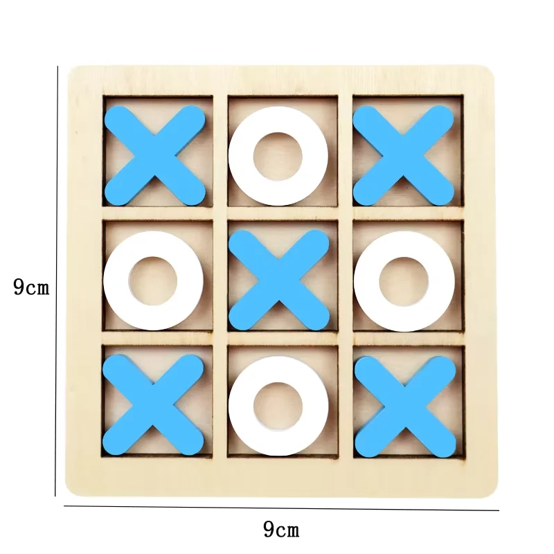 Juego de juego Montessori, juguete de madera, Mini rompecabezas de interacción de ajedrez, entrenamiento del cerebro, juguetes educativos para edades tempranas