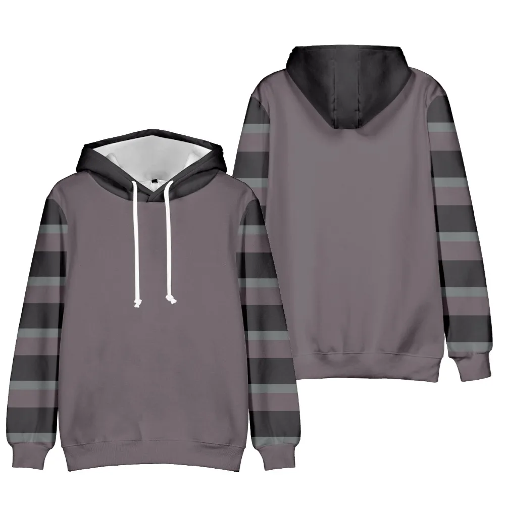 2024 moda estampado patrón de rayas jersey de los hombres Casual Simple de gran tamaño sudadera suelta diseño callejero Harajuku sudadera de los hombres