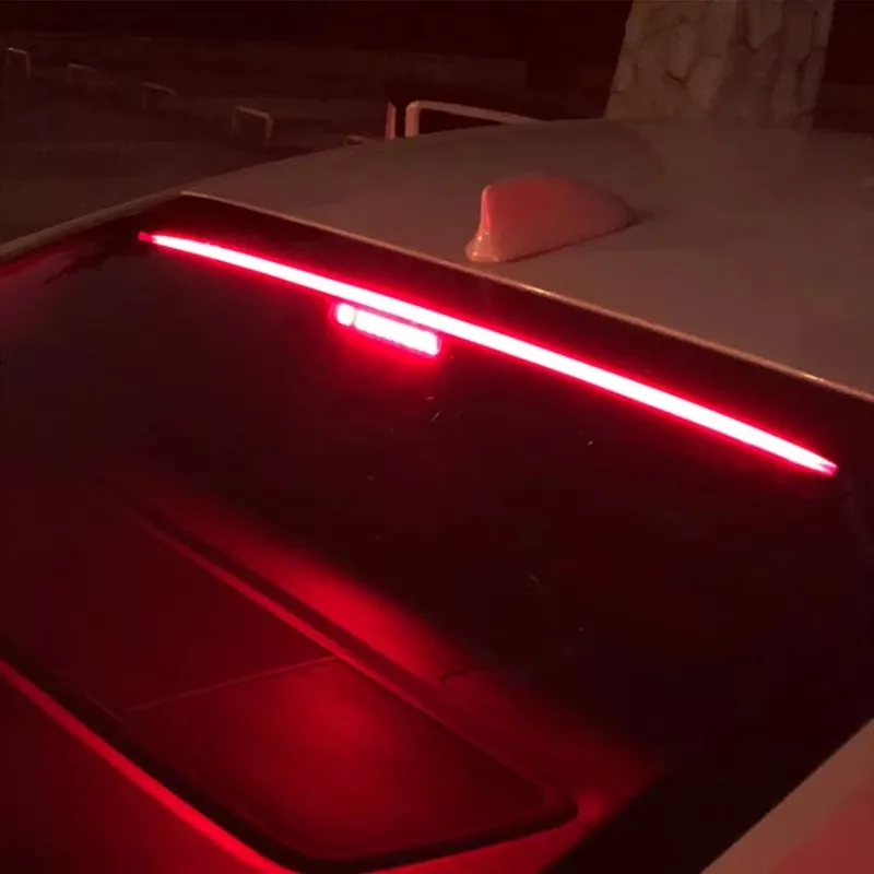 Tercera luz de freno trasera de coche de 100cm, tira LED, luces de advertencia multimodo, luces decorativas LED, señal de giro, barra de lámpara de parada Flexible