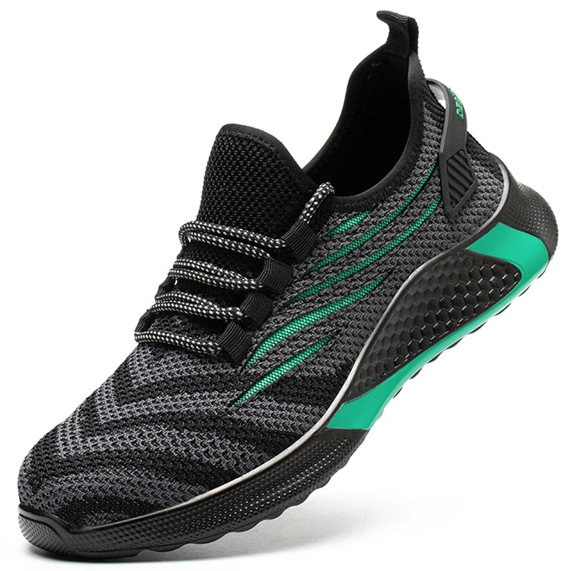 Zapatos de seguridad de talla grande 49 50 para hombres y mujeres, zapatos de trabajo antigolpes, zapatos protectores antipinchazos, zapatillas con punta de acero, zapatos para hombres