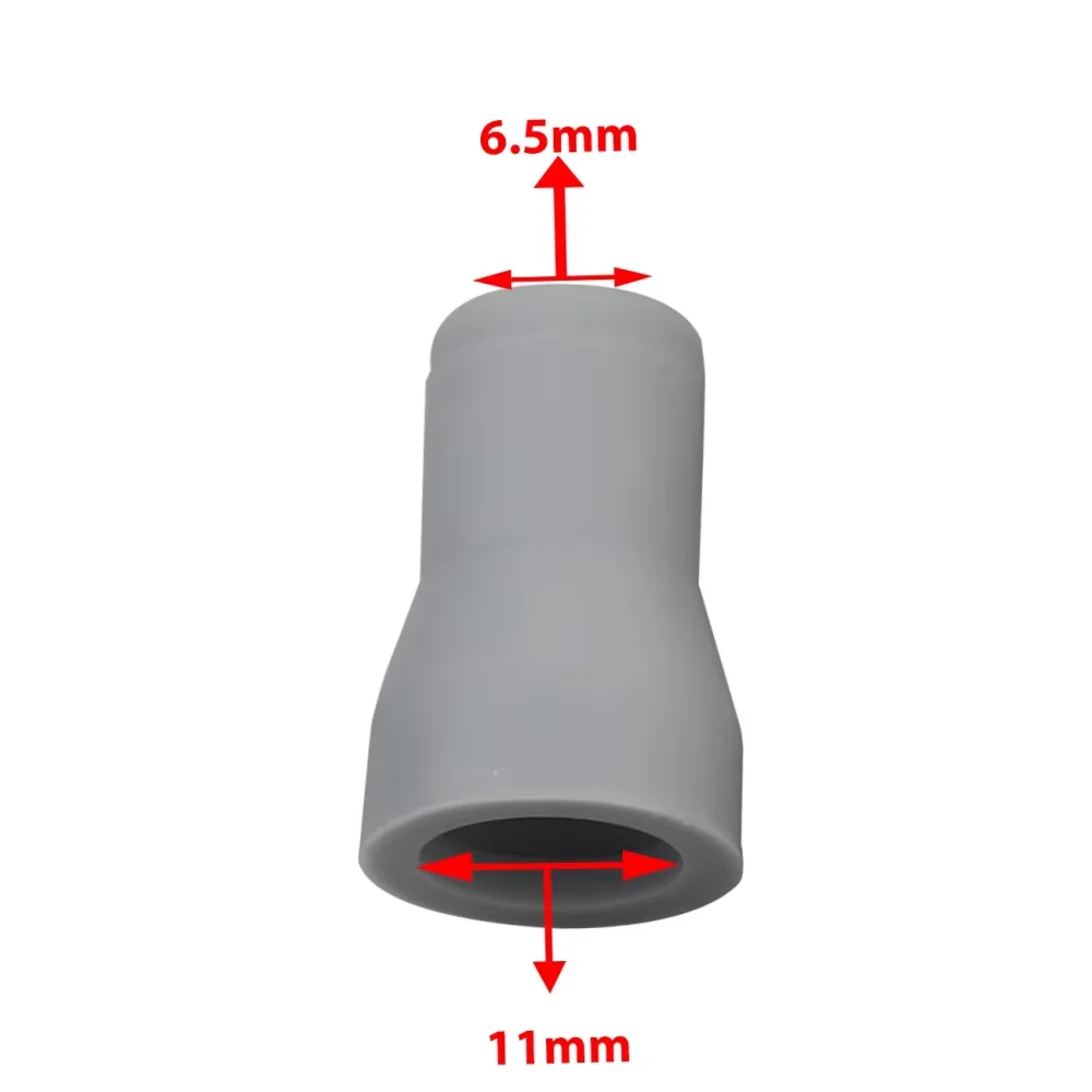 JUMTOP-eyyector de Saliva Dental, adaptador de punta a presión de goma de succión débil, accesorios de unidad de sillón Dental de repuesto, 10 Uds.