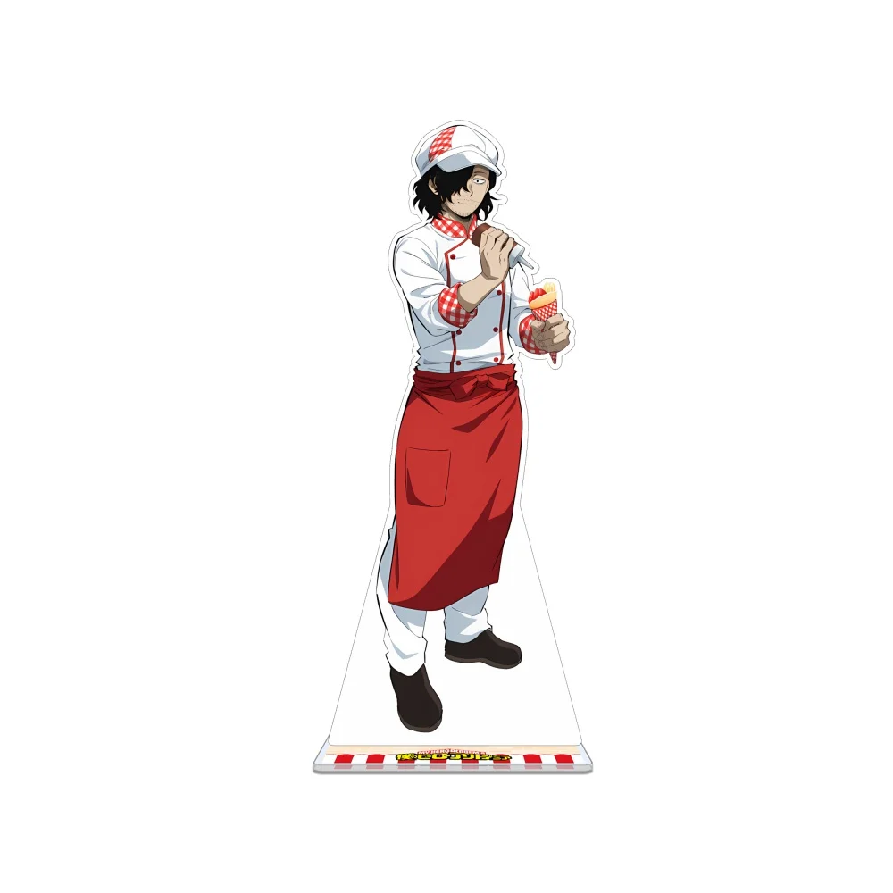 My Hero Academia - Llavero de acrílico con figura personalizada de Izuku Bakugo, Todoroki Shoto, Aizawa, uniforme de chef, decoración de escritorio 2026