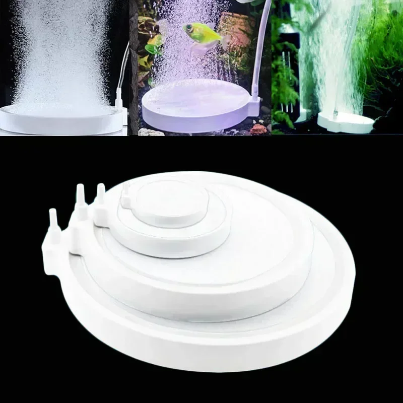 35/50/80/100mm pecera acuario Nano aire piedra oxígeno aireador bomba de estanque de burbujas de aire accesorios de suministro de oxígeno hidropónico