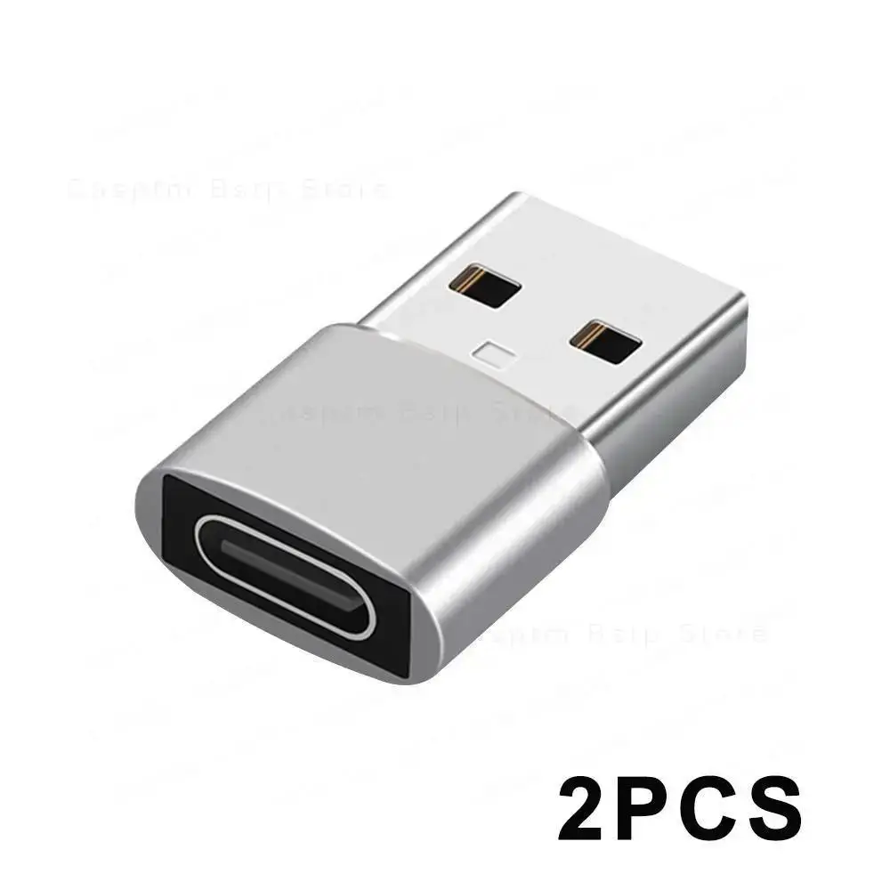 Convertidor USB tipo C OTG, adaptador portátil USB-C macho a hembra, conexión Universal para MacBook, portátil, Huawei, Samsung, 2 uds.