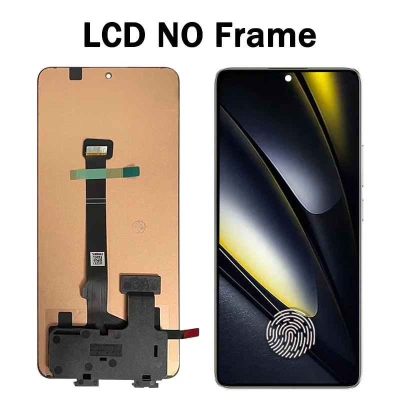 Pantalla AMOLED Nueva de 6.67" para Xiaomi Poco F6 LCD 24069PC21G, Pantalla Táctil Digitalizadora con Marco para Xiaomi Poco F6 LCD