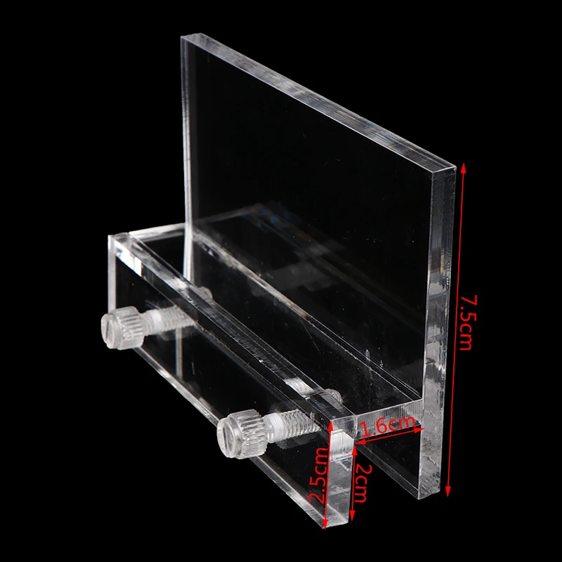 Soporte de luz LED transparente para acuario, accesorios de lámpara, soporte de fácil instalación, sin necesidad de perforación, 1 ud.