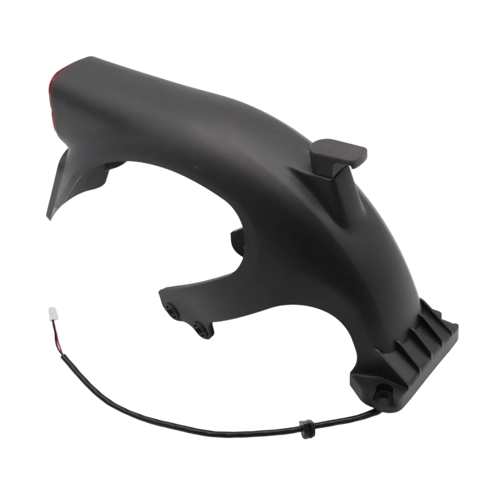 Conjunto de guardabarros trasero Original para patinete eléctrico Ninebot de Segway Max G2, guardabarros KickScooter G65 con piezas de luz trasera