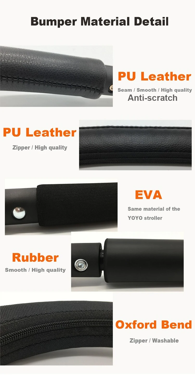 MomTan ®   Accesorios para cochecito de bebé, reposabrazos compatible con los cochecitos Babyzen YOYO, YOYO 2, YOYO 3, barras de parachoques delanteras para cochecito.
