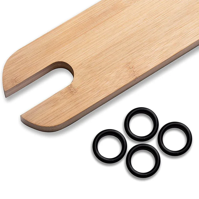 Reposapiés para silla alta de bebé, asiento infantil de madera de bambú Natural, reposapiés antideslizante, accesorios para trona estable, cosas para niños y bebés