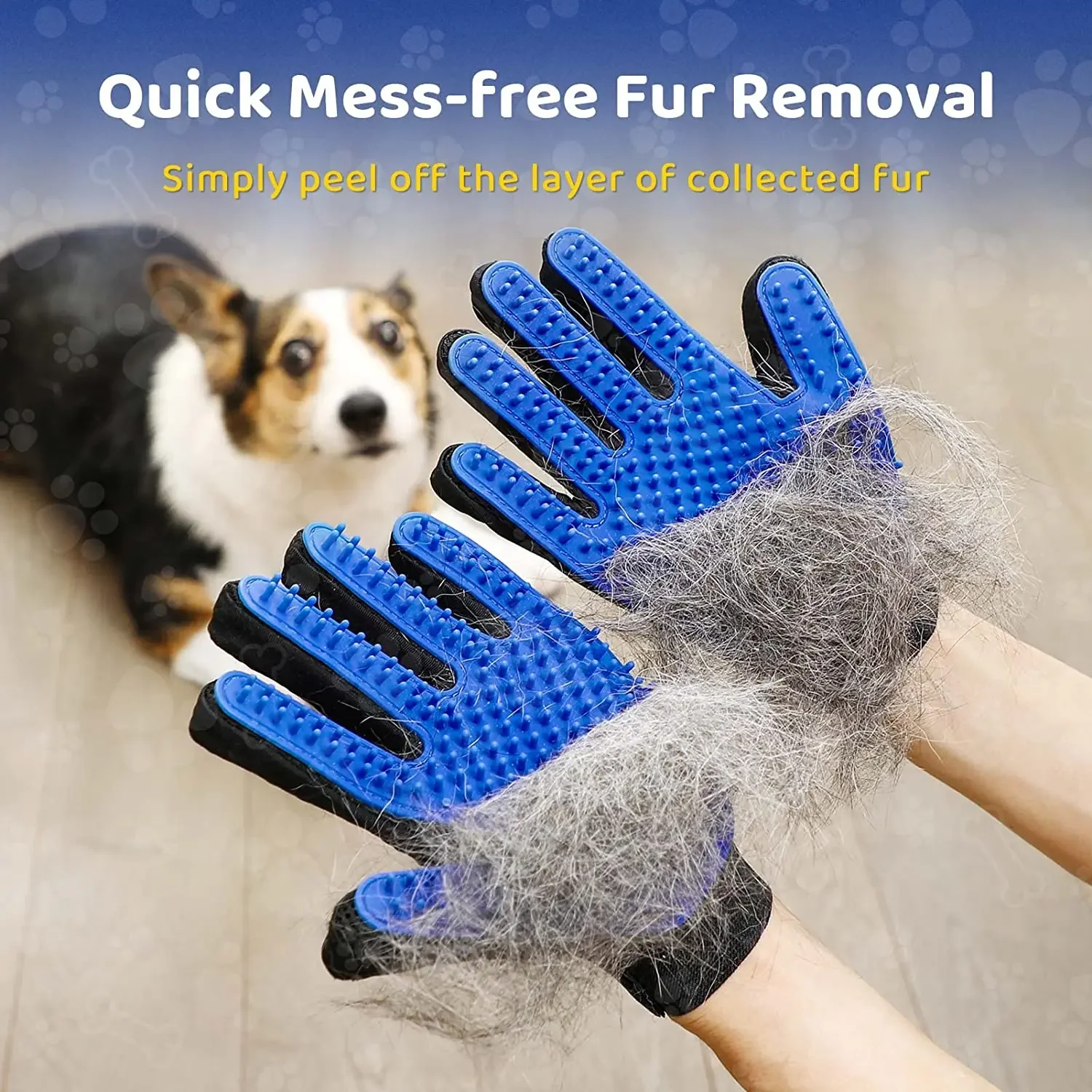Guante de cuidado para mascotas, eliminador de pelo suave y eficiente para mascotas, accesorios para gatos, guantes para perros y gatos, productos para mascotas, suministros para gatos
