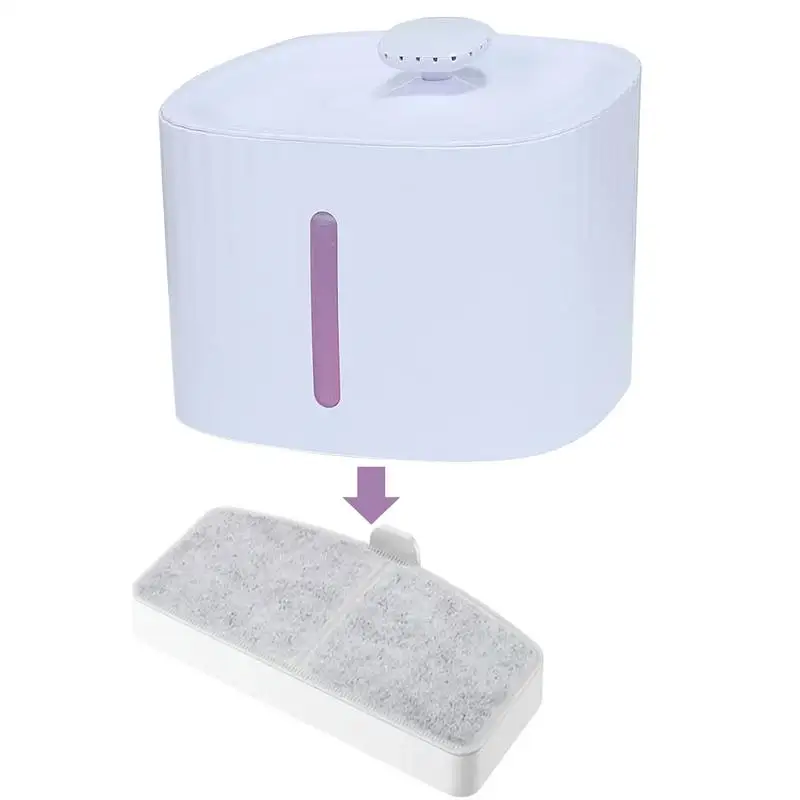 Filtro de fuente de agua para gatos, paquete de 10, filtro de fuente de repuesto, carbón activado, elemento filtrante de circulación de agua Rectangular para mascotas