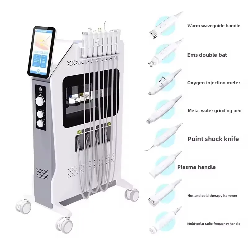 Dispositivo de Belleza para Limpieza Profunda de la Piel, Hidrodermoabrasión con Chorro de Agua y Oxígeno para Eliminar Arrugas, Máquina de Cuidado Facial con Agua