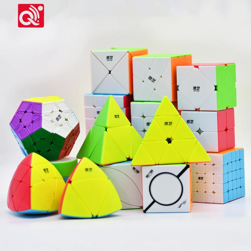 Serie Qiyi Cubo mágico QY forma especial QIYI 2x2 3x3 4x4 5x5 rompecabezas juguetes para niños regalo Pyraminx Skewb Cubo mágico