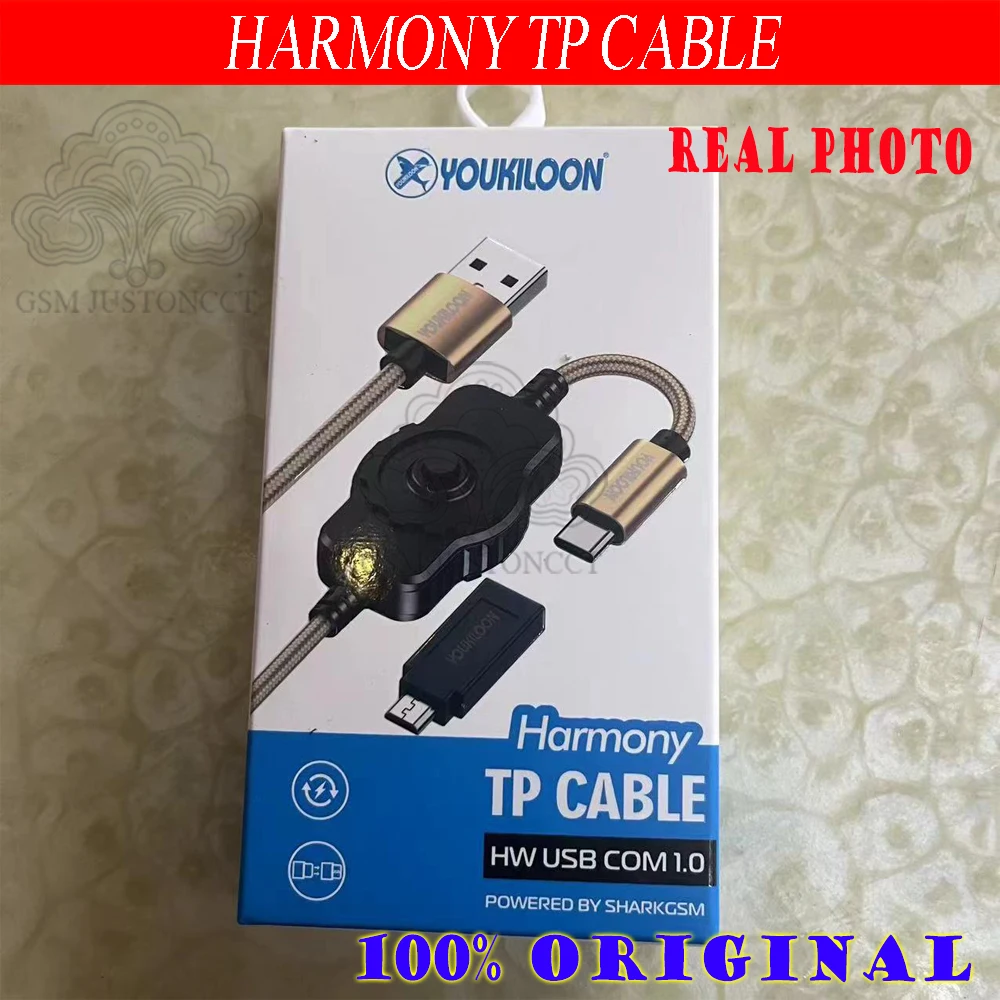 Cable Harmony TP/cables de punto de prueba Harmony + adaptador HW USB COM 1,0 para Huawei HarmonyOS para dongle herramienta chimera pro