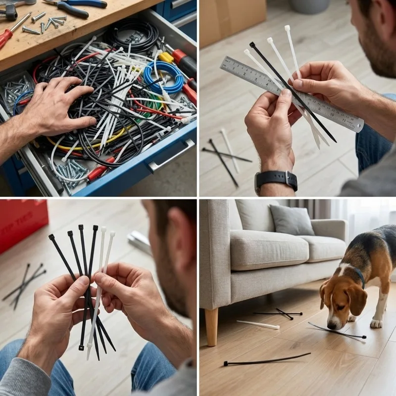 Organizador de cables de 5 niveles para montaje en pared, soporte para sujetacables para garaje, taller, almacenamiento de herramientas en tablero perforado