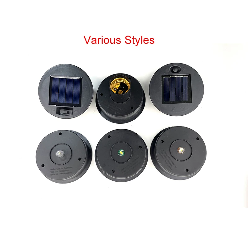 Luz de hadas decorativa Solar para exteriores, Control de luz impermeable, energía Solar, tapa de luz decorativa de vidrio, accesorios, cuentas de lámpara Solar