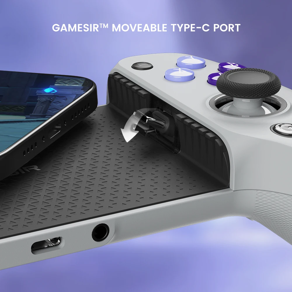Gamepad para teléfono móvil GameSir G8 Galileo, controlador de juego con Joystick de efecto Hall para iPhone 15, teléfono móvil Android, juegos en la nube