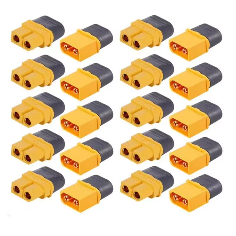 5/10 pares de conector XT60H con funda hembra/macho XT60 enchufe para RC Lipo batería coches drones avión