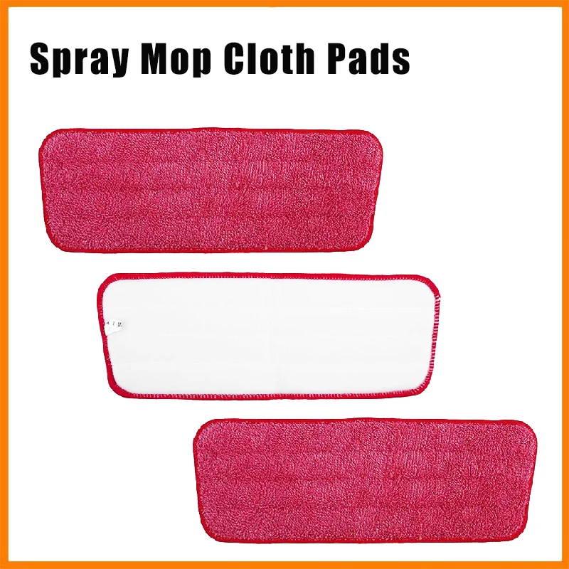 Paño de microfibra para mopa pulverizadora, cabezal de mopa reemplazable para uso en húmedo y seco, almohadilla de mopa lavable, paño de mopa trapezoidal para pulverizador.