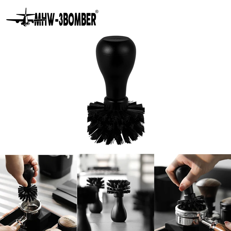 MHW-3BOMBER ABS cepillo de limpieza de filtro de café para portafiltro de café 51-58mm cesta hogar Barista herramienta de limpieza accesorios de cafetería