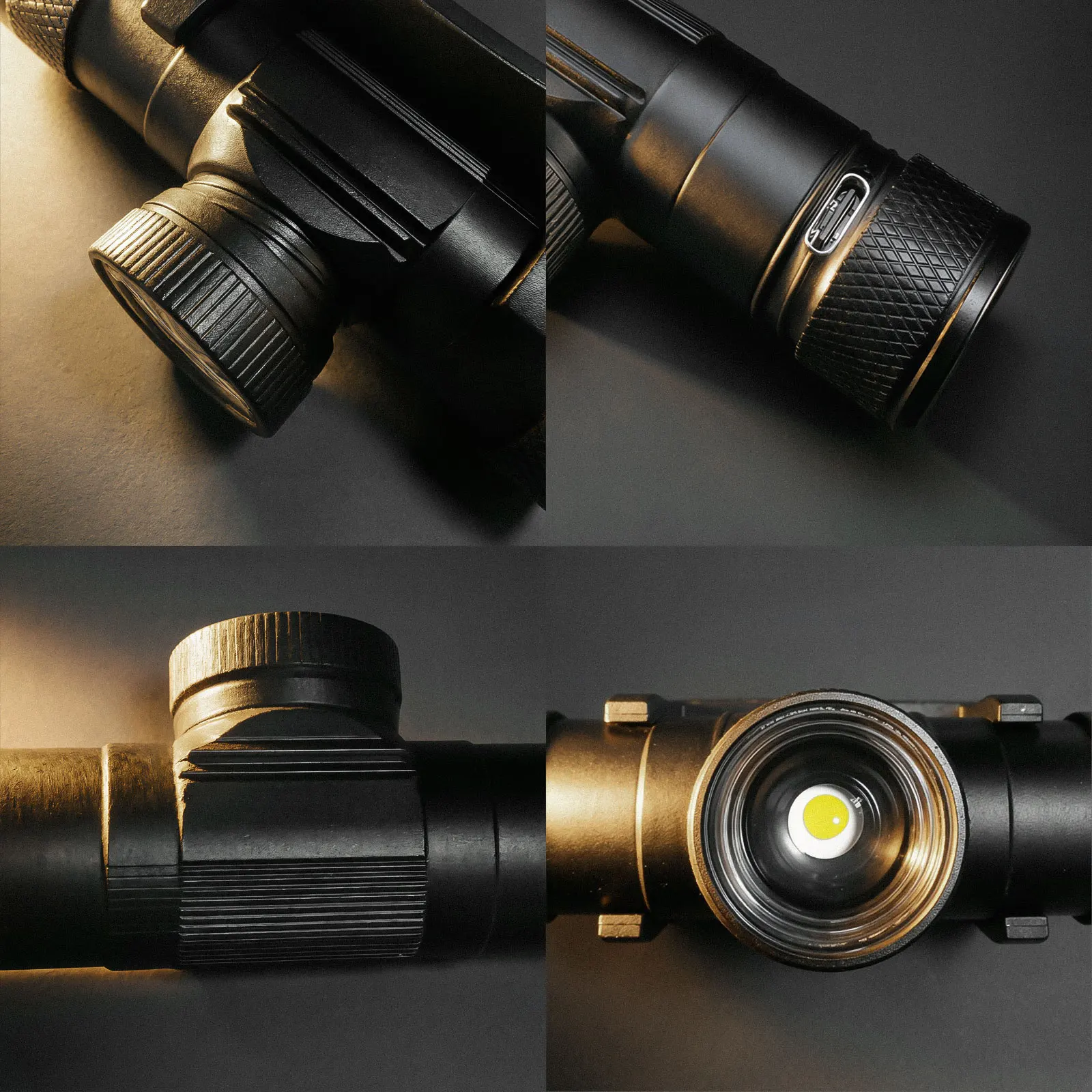El más nuevo faro LED de alta potencia 18650 recargable USB tipo C antorcha Camping caza linterna lámpara