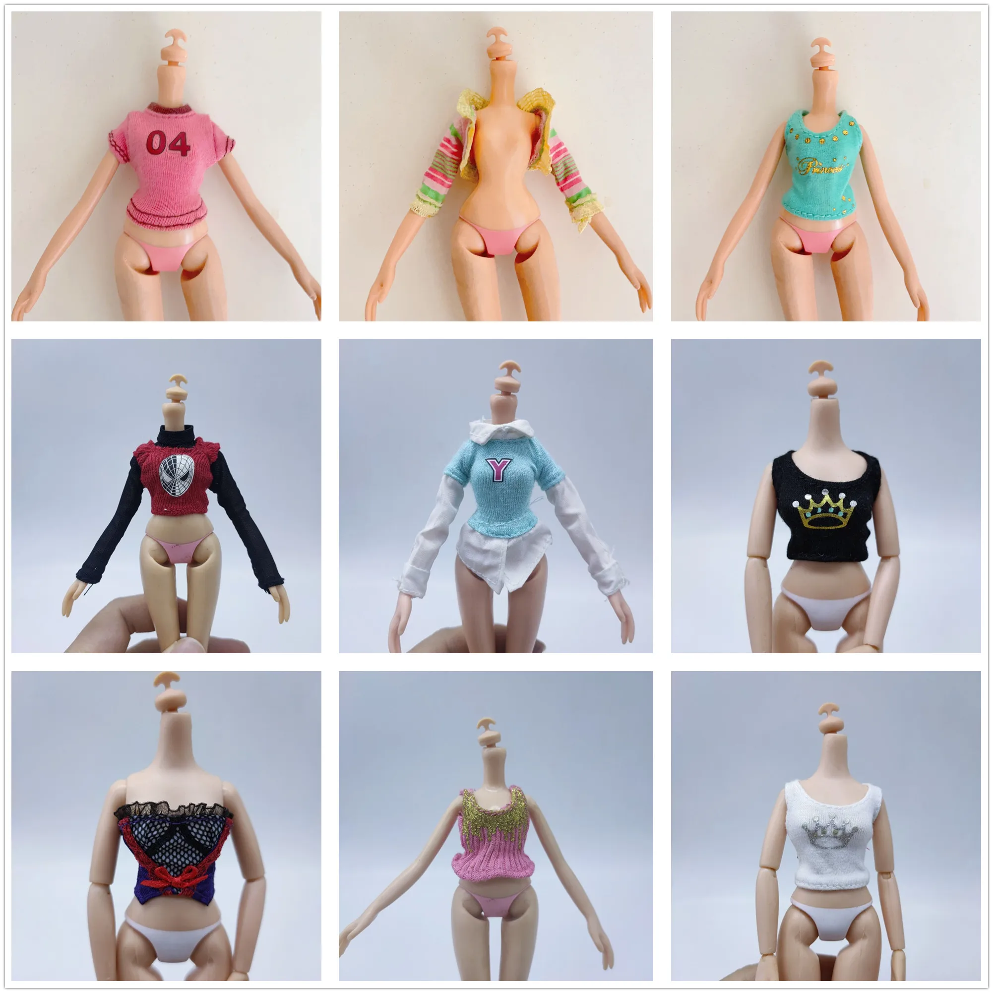 Una variedad de ropa, tops, camisa para muñeca Bratz, muñeca Monsterse High, muñeca de 30cm, muñeca moderna