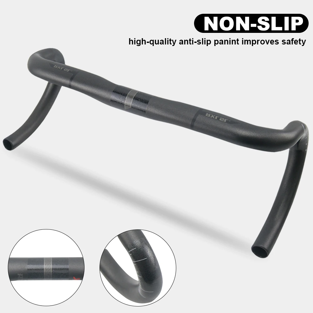 RXL SL 31,8mm barra de caída de carbono manillar de bicicleta de carretera 380/400/420/440mm UD mate enrutamiento externo barras de mango de bicicleta de carreras