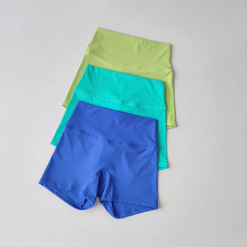 Pantalones cortos de Yoga para mujer, pantalones cortos deportivos para correr y ciclismo, mallas deportivas transpirables, pantalones cortos de entrenamiento de verano de cintura alta para gimnasio