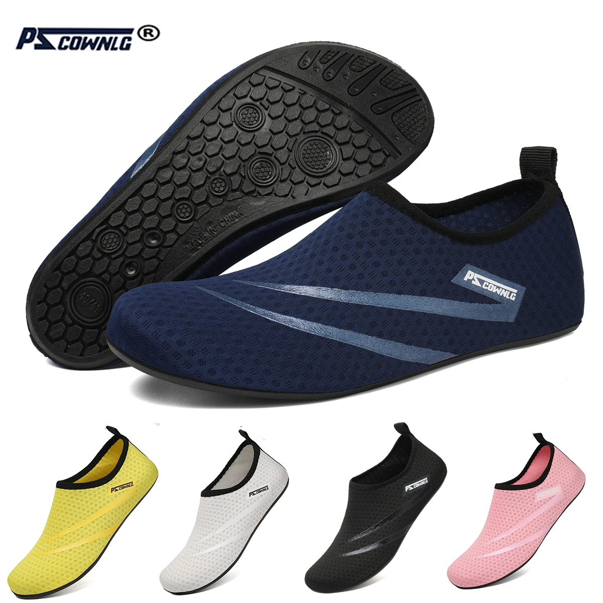 Zapatos de buceo para mujer, zapatos acuáticos para hombre, playa, natación, calcetines para deportes acuáticos, zapatillas descalzas, Fitness, baile, natación, surf, snorkel
