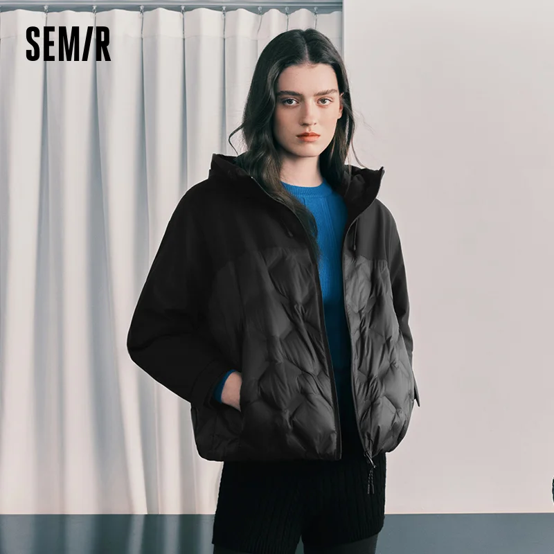Chaqueta de Plumón para Mujer Semir, Impermeable, Resistente al Viento y a las Manchas, Ligera, con Relleno de Plumón al 90%, Diseño Panelado, Invierno 2026