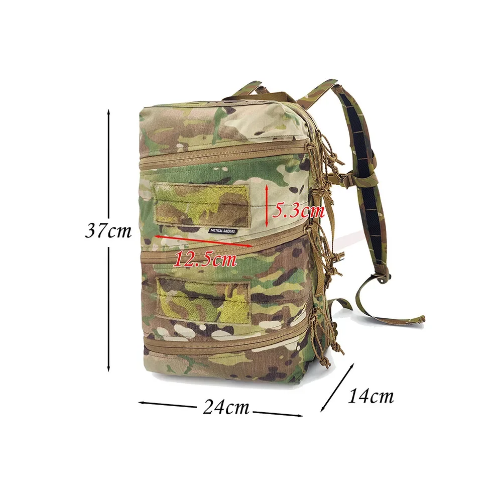 Bolsa Táctica Médica DELTA Estilo SS, Mochila Compacta de Asalto para Camping, Senderismo y Viajes