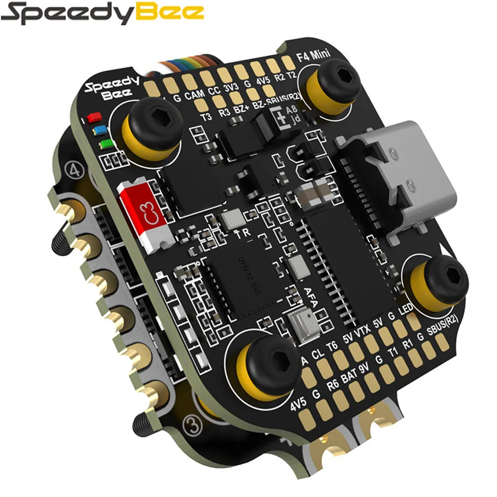 SpeedyBee F405 Mini controlador de vuelo con BLS 35A Mini V2 20x20 4 en 1 ESC para RC Dron de carreras con visión en primera persona