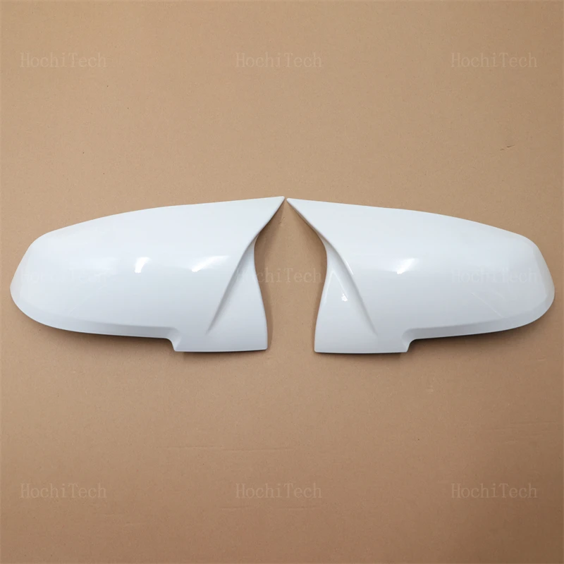 Cubierta de espejo blanco para BMW, cubierta de espejo negro para BMW 1, 2, 3, 3GT, 4, X1, E84, M2, i3, Series F20, F21, F22, F23, F30, F31, F32, F33, F34, F80, 2 unidades