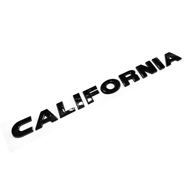 2020 California XXL Letreros con letras traseras 2019 California Ocean Trunk Emblem Car