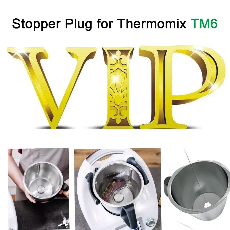 Tapón de tapón de olla principal para olla de cocción lenta Thermomix TM6, reemplazo de hoja de agua hervida sellada