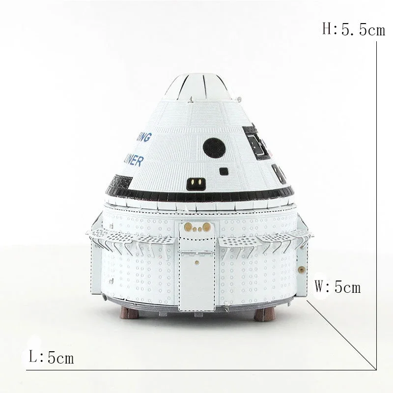 Rompecabezas de Metal 3D para exploración espacial, lanzadera Hubble, telescopio espacial, modelo de Marte Rover, juguete para niños, rompecabezas creativo, juguetes de regalo